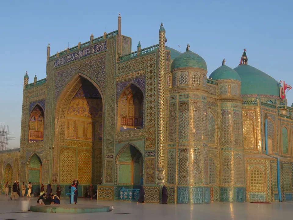 The blue mosque of Mazar-i-sharif, Mazar-e-sharif, Mazar i sharif