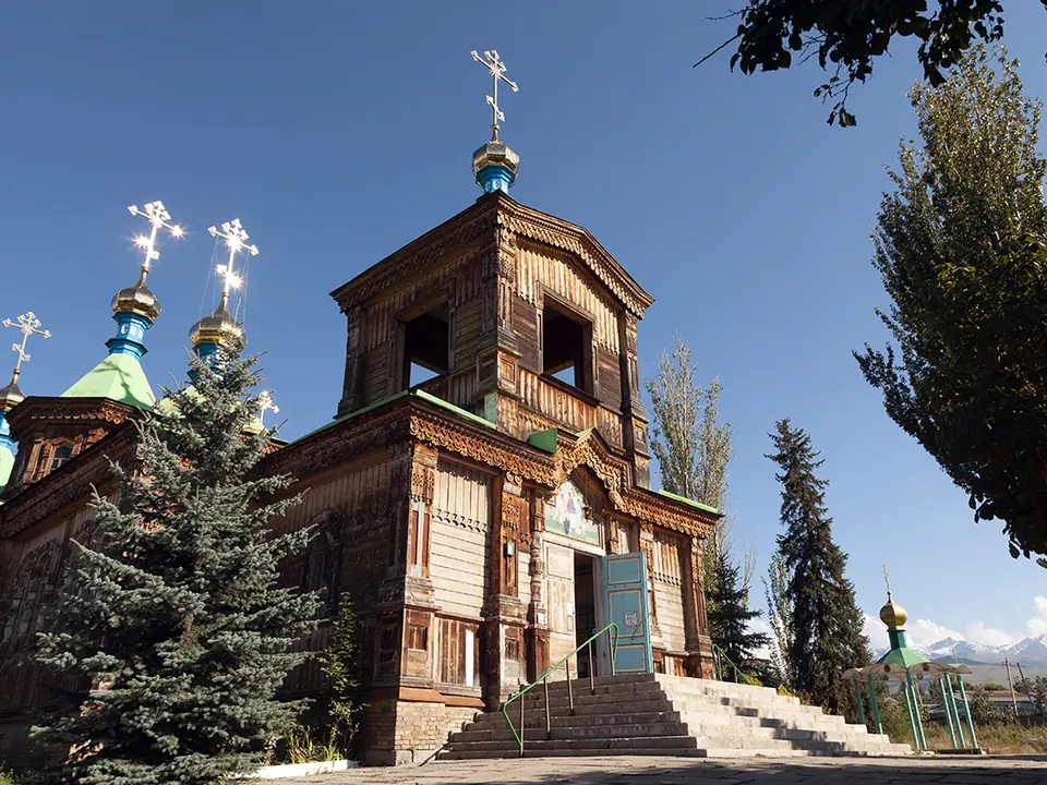 Holy Trinity Cathedral in summer