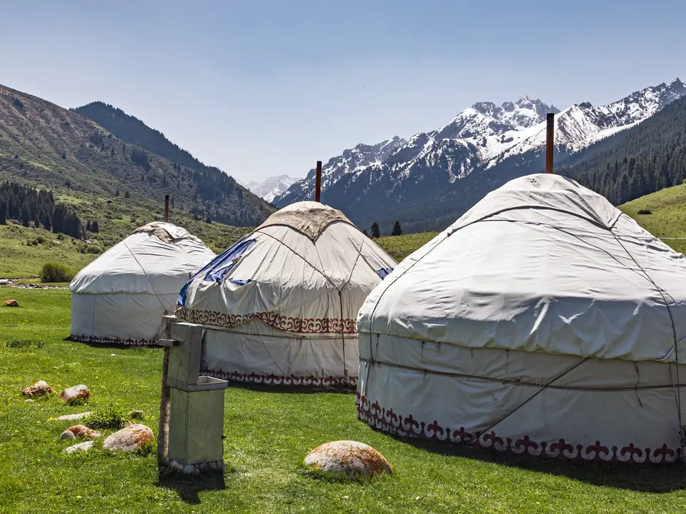 Ak Tash yurt camp in Chong Kyzyl Suu