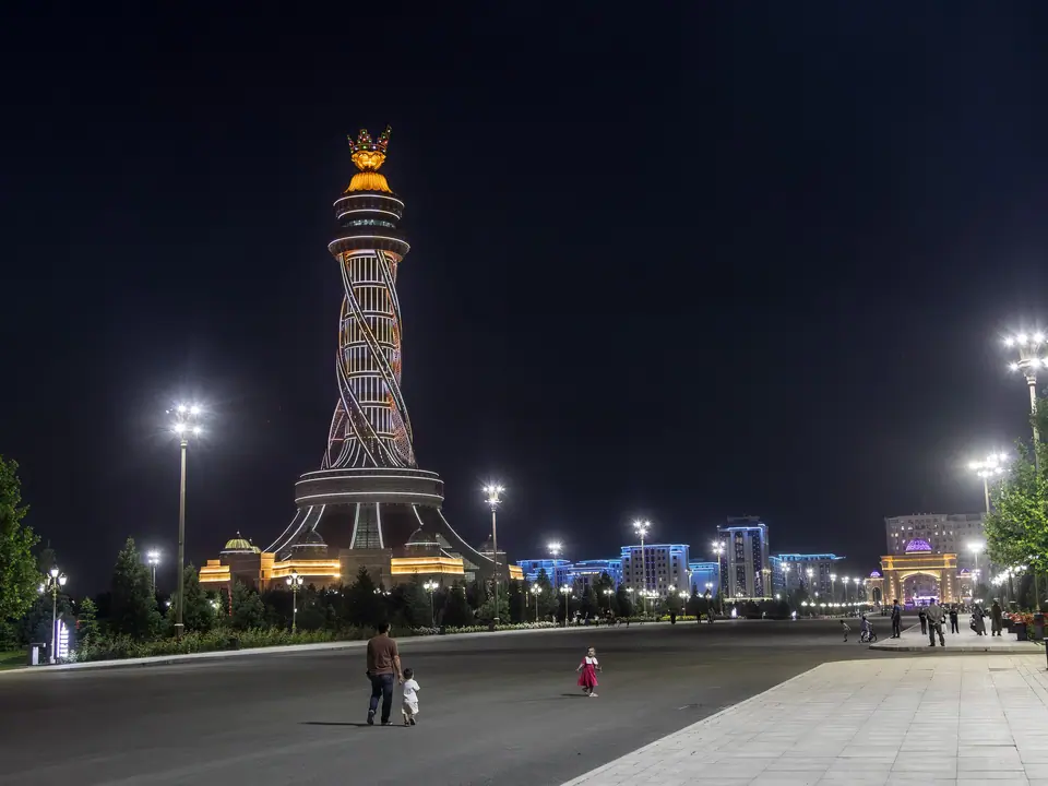 Dushanbe by night