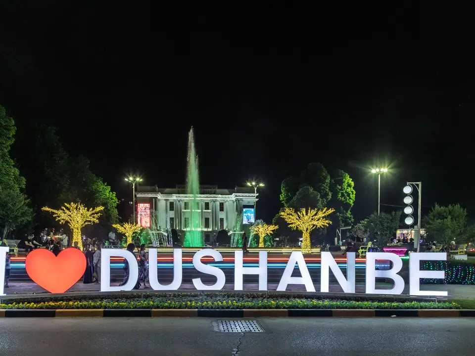 Dushanbe by night