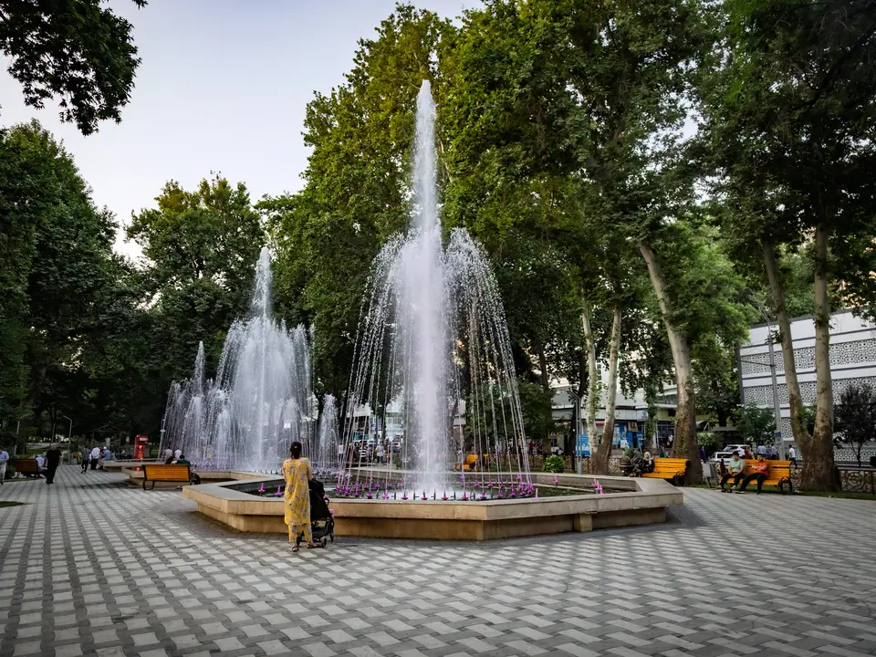 Fountain in Dushanbe