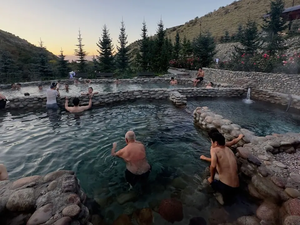 Ak Suu Tench hot springs