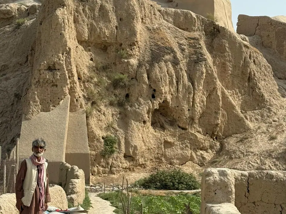 outer walls of ancient Bactra