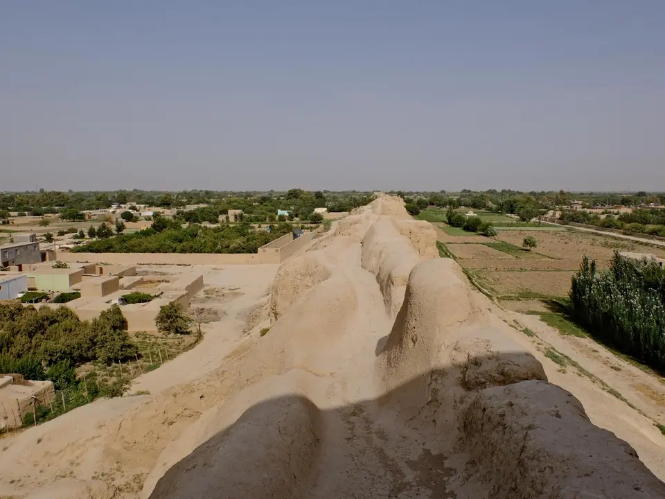outer walls of ancient Bactra