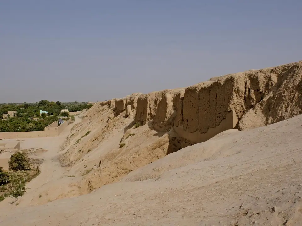 outer walls of ancient Bactra