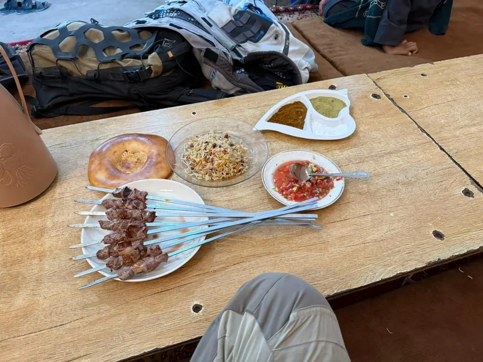 Food street in Balkh city