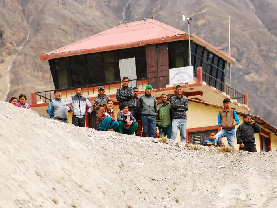 Bajura airport arrival hall