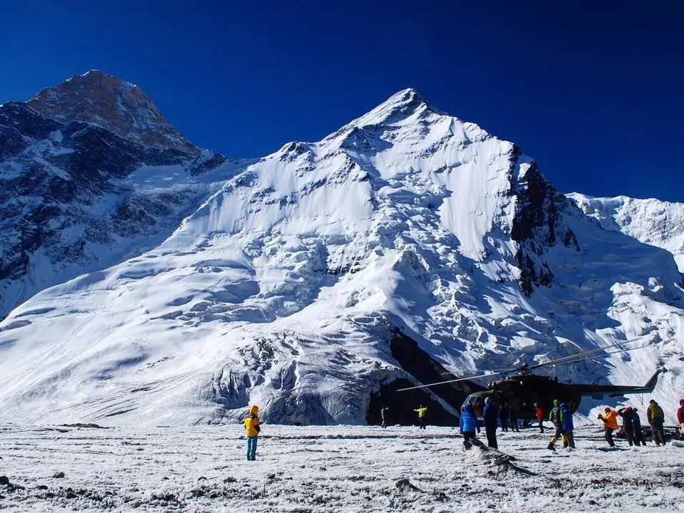 Inylchek glacier