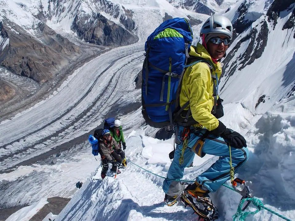 Inylchek glacier