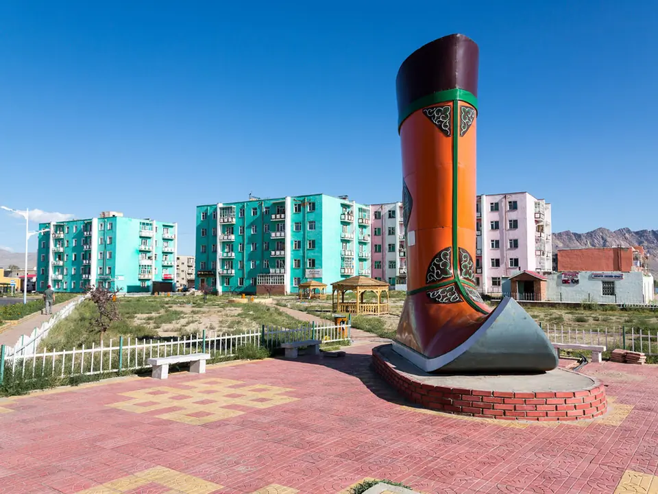 City beautification in Khovd