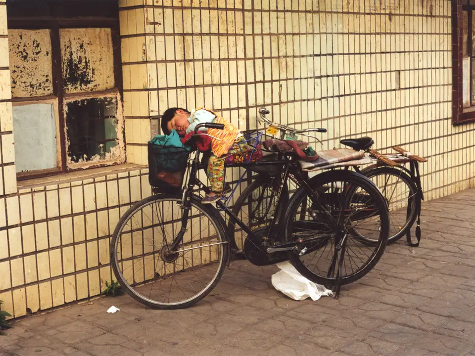 Siesta in bicicletta