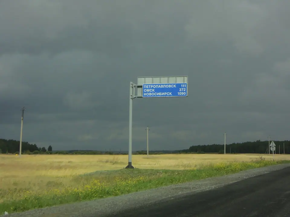 On the way to Petropavl