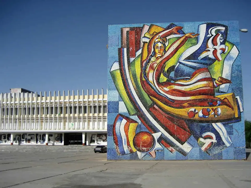 Ceramic Mural in Mary