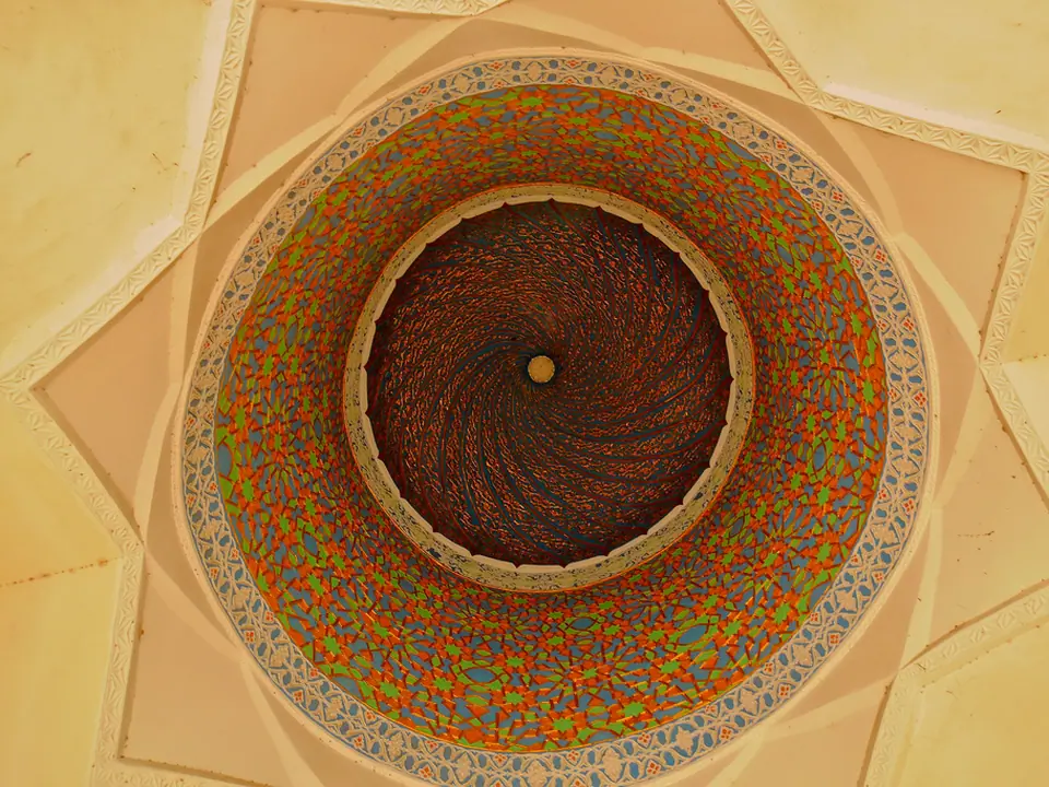 Uzbekistan, Fergana Valley, Kokand, Narbitabey Mosque & Madressa, Islamic art