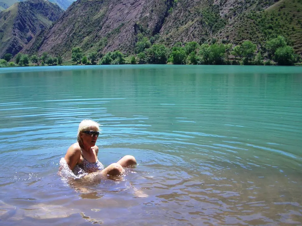 Ak-Kel lake of Moldo Too range