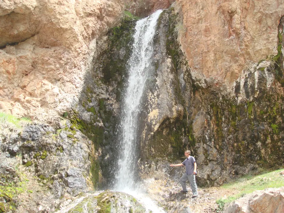 Waterfall of Ak-Tash Naryn Oblast
