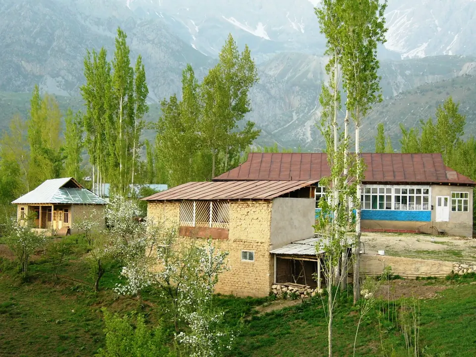 Houses in Arslanbob village