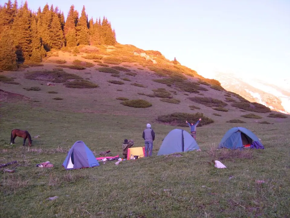 At the foot of Kalmak Ashuu pass Chong Kemin