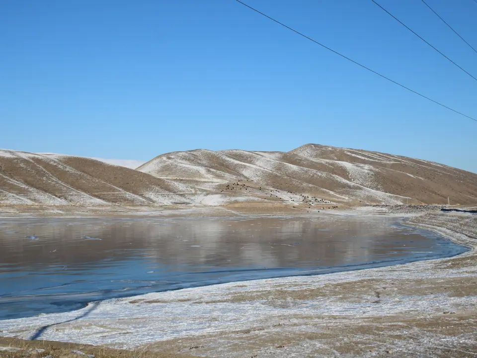 Lake near Epkin in Winter