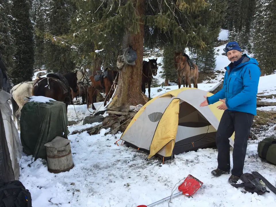 Karakol Horseback Riding in Winter 