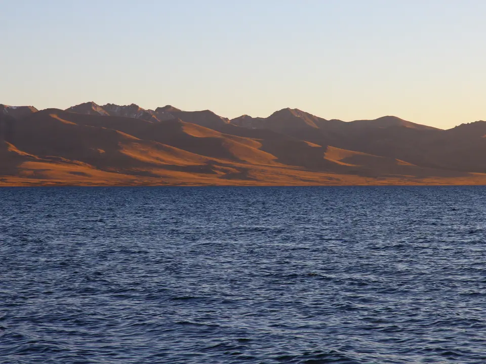 Lake Son Kul sunset