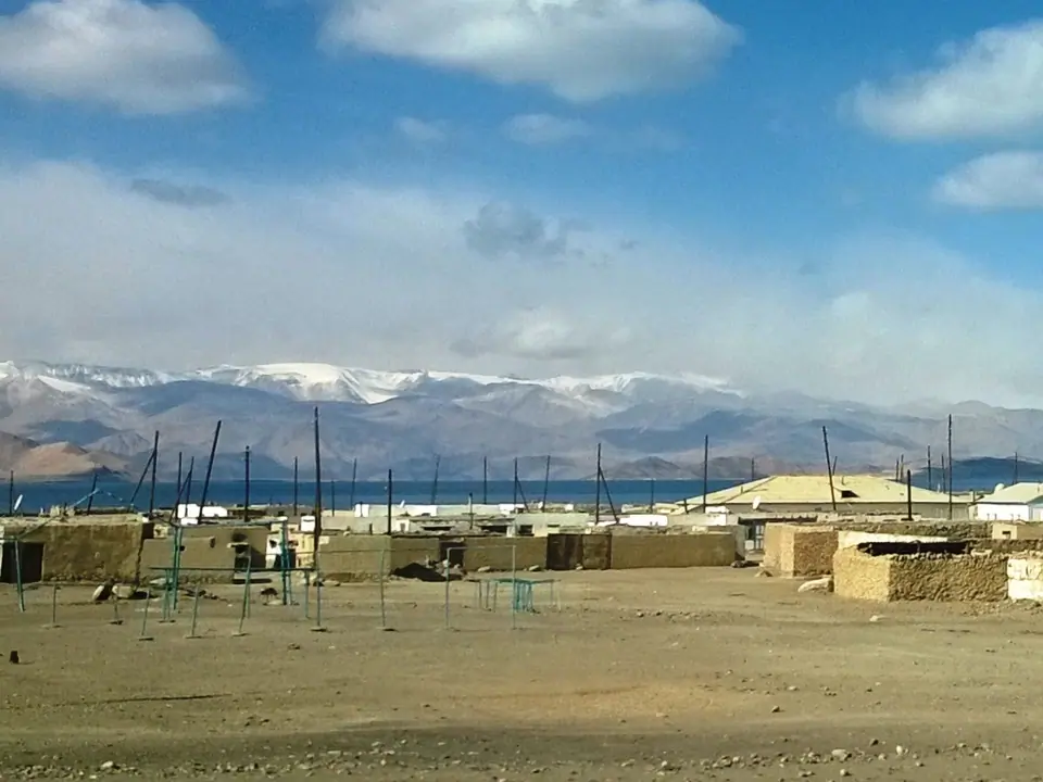 Karaart village Karakul lake