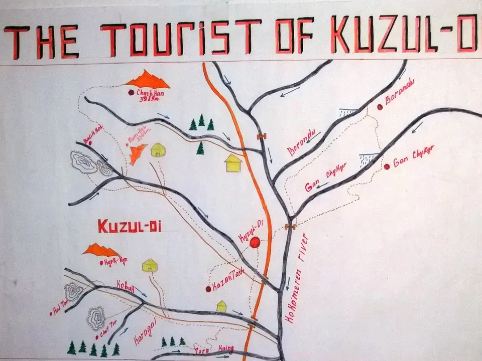 Kyzyl Oy map