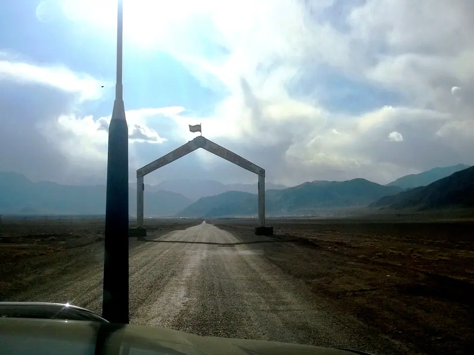 Entrance of Murghab village