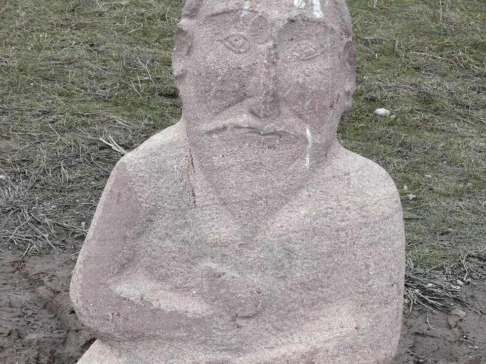 Balbal near the Burana Tower