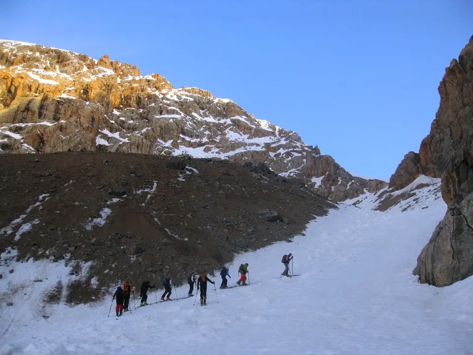 Ski touring at Arslanbob