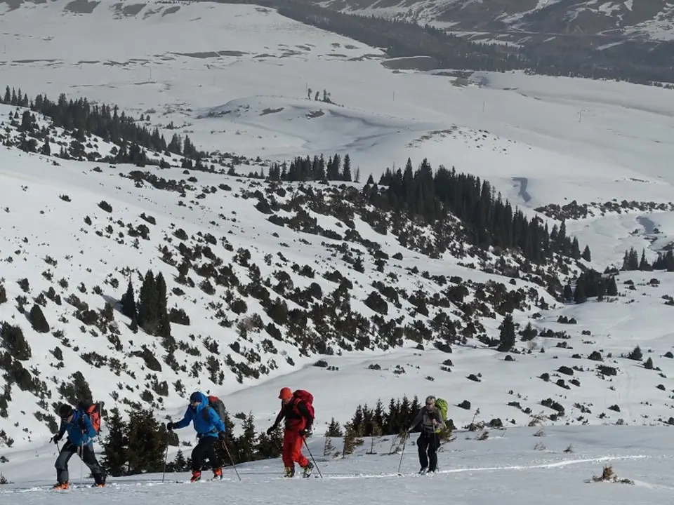 Ski Touring in Jergalan Village 