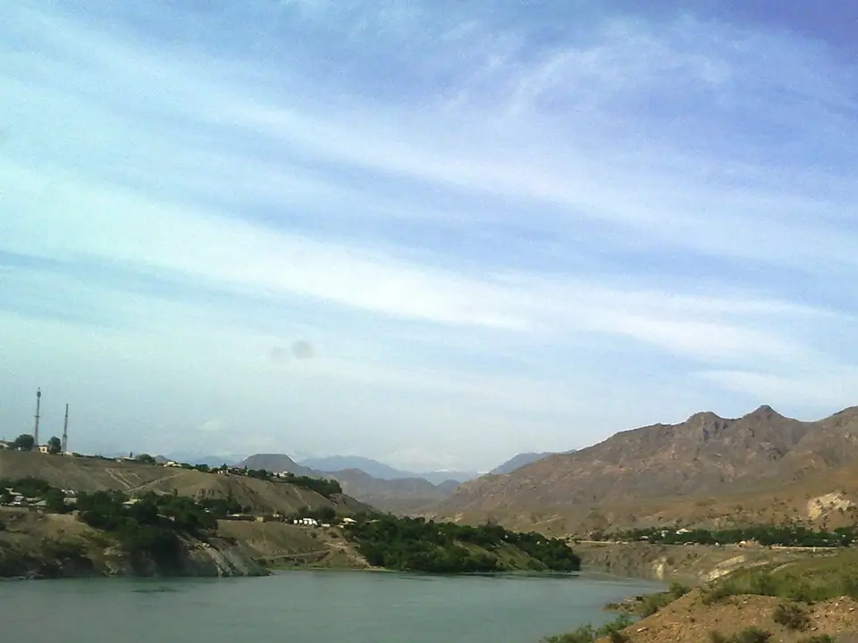 Toktogul water reservoir