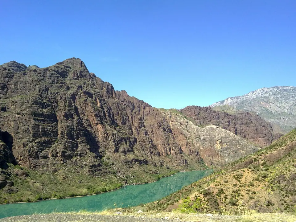 Toktogul water reservoir