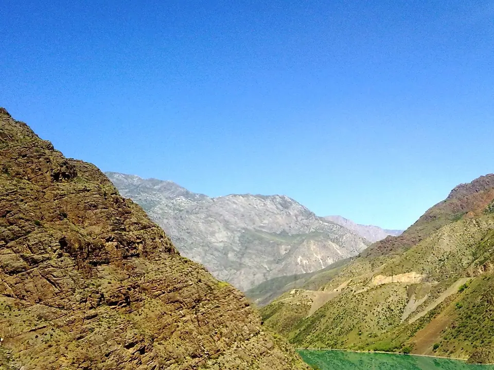 Toktogul water reservoir