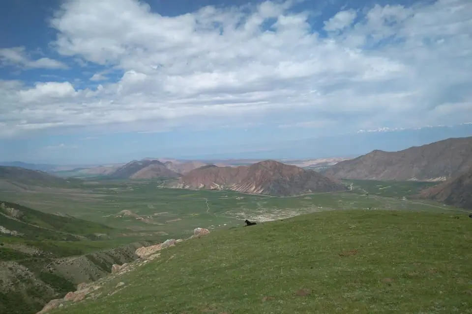 View from mountain side