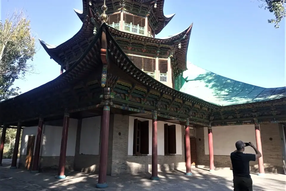 Jarkent wooden mosque