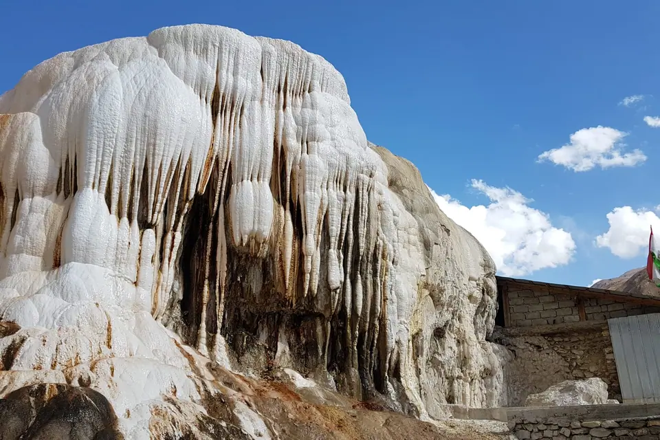 Hot springs in the Panj valley