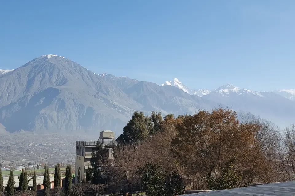 View from Serena Hotel in Gilgit