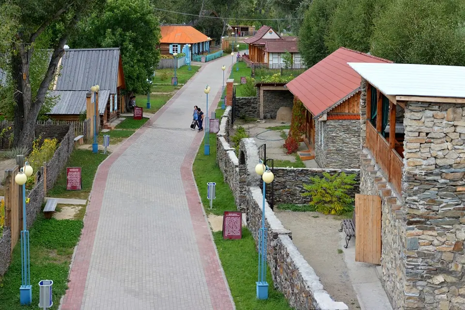 Ust-Kamenogorsk Levoberezhny ethno park 