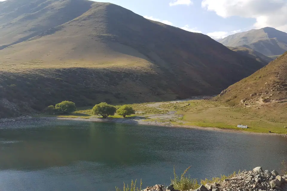 Zhashyl​​-Kel lake in Chong Kemin National park