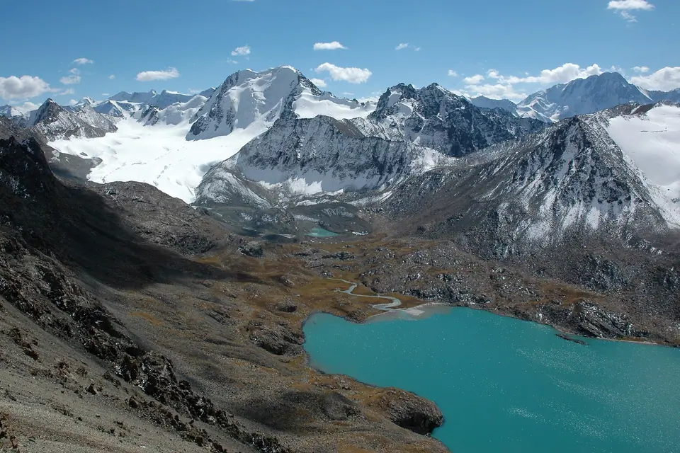 The most beautiful mountain lake in Kyrgyzstan