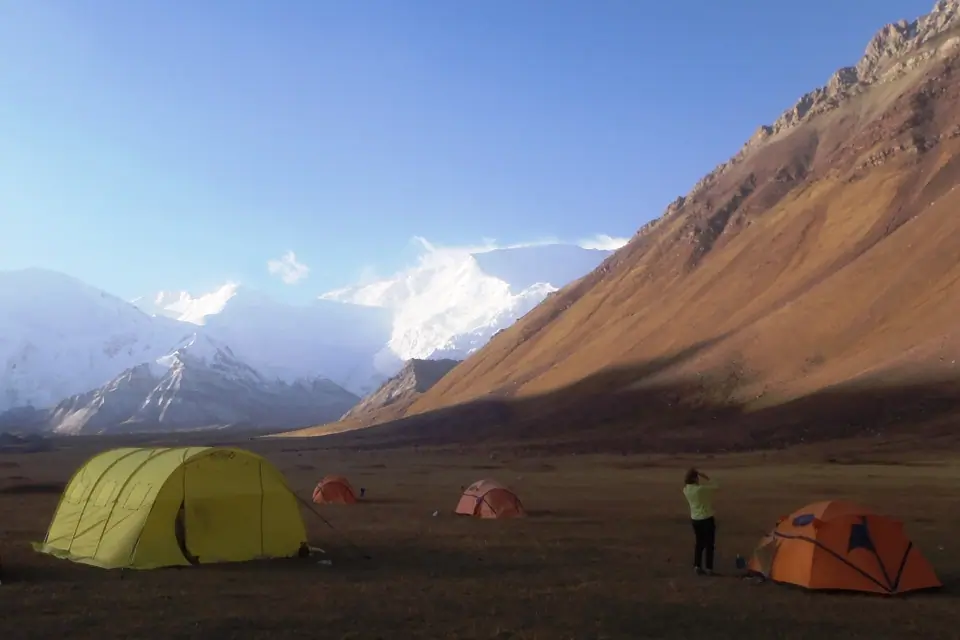 Lenin peak base camp