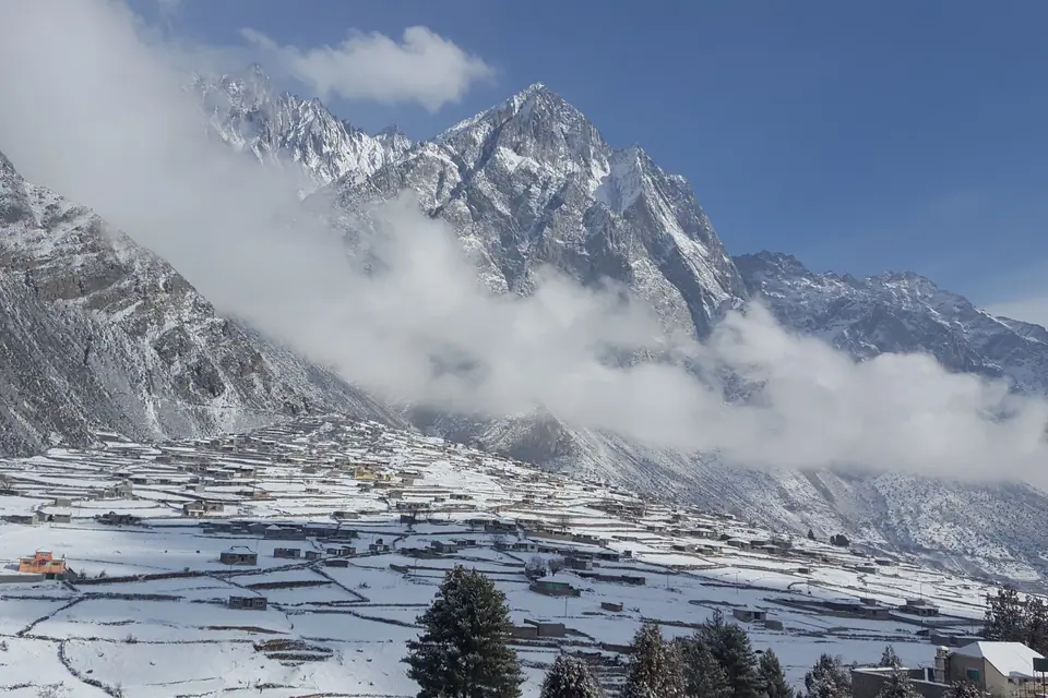 Village on the foot of the ski resort of Naltar