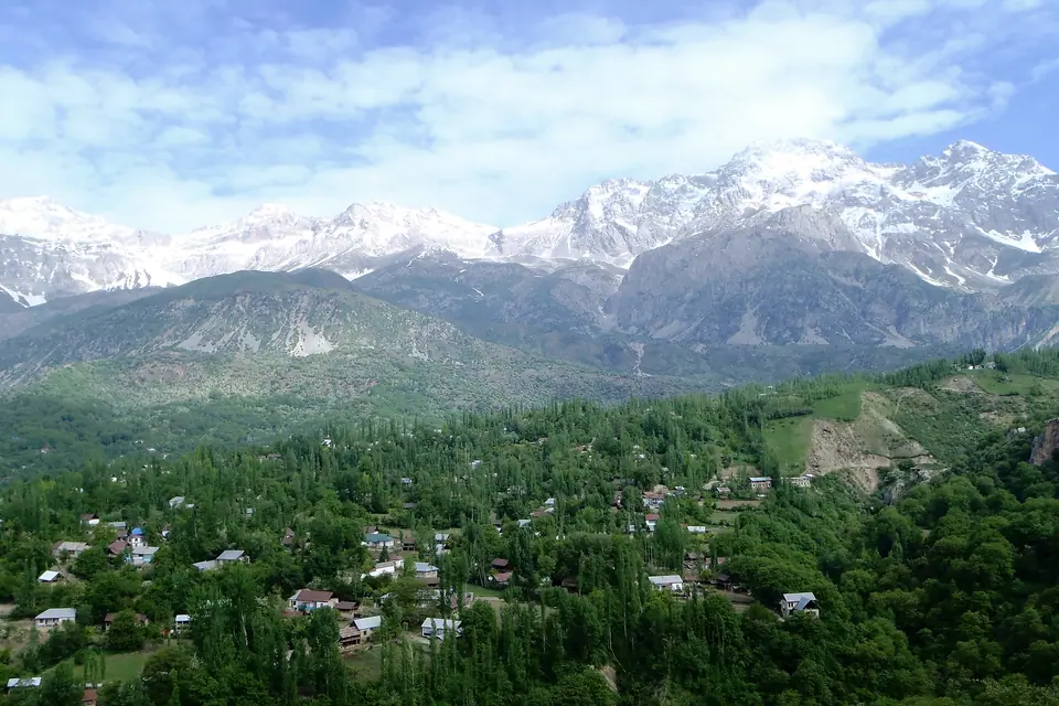 Panoramic view of Arslanbob