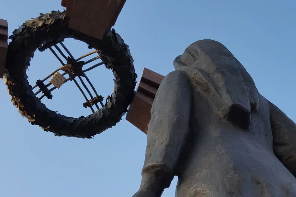 2WW Victory square of Bishkek, capital of Kyrgyzstan 