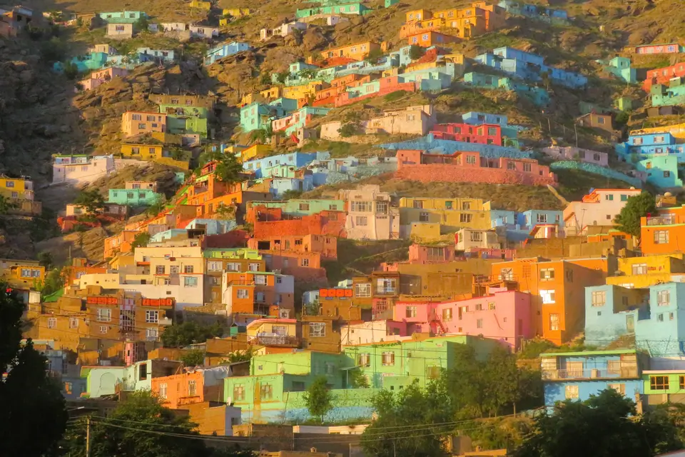 Colorful houses of Kabul