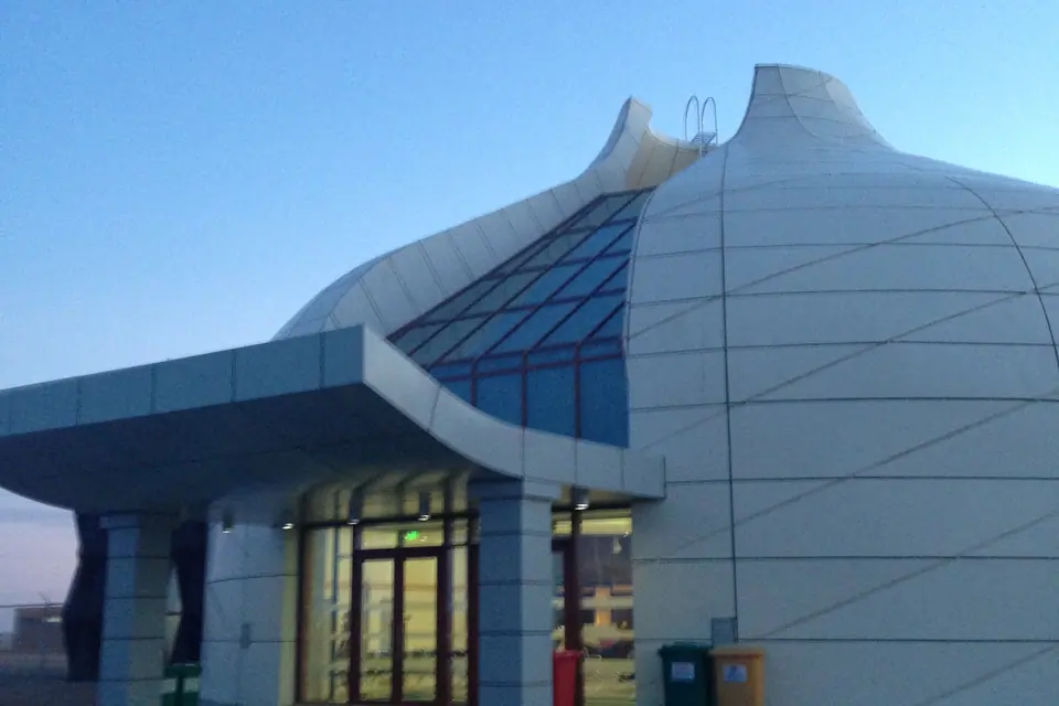 Oyo tolgoi airport Mongolia