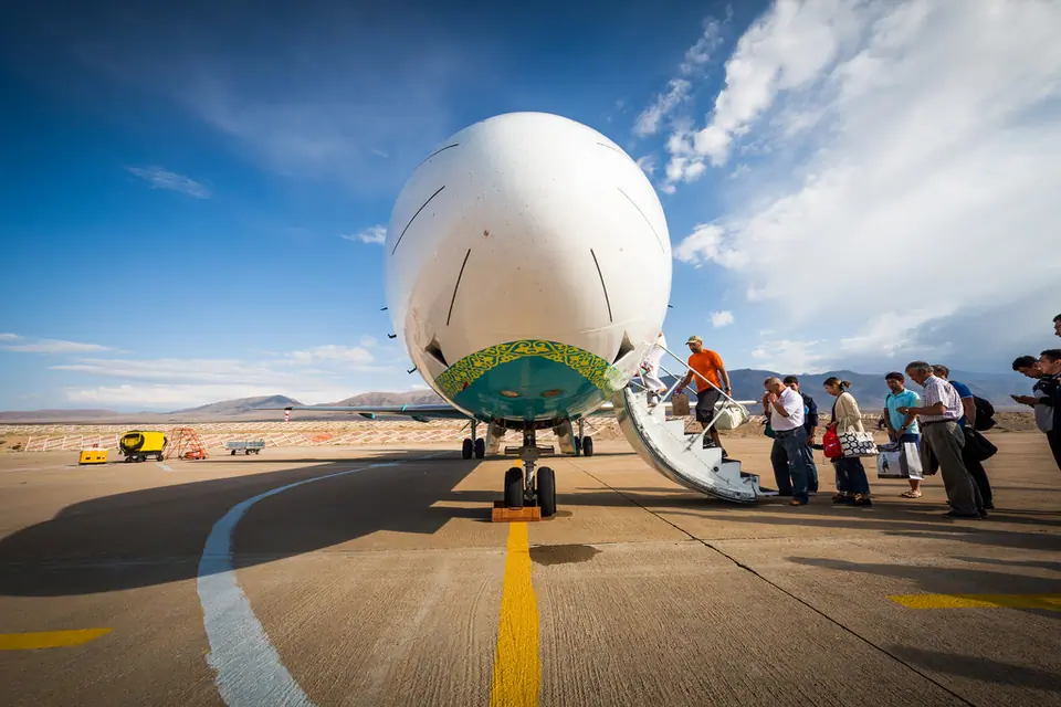 Tamchi Issyk-Kul International Airport Boarding