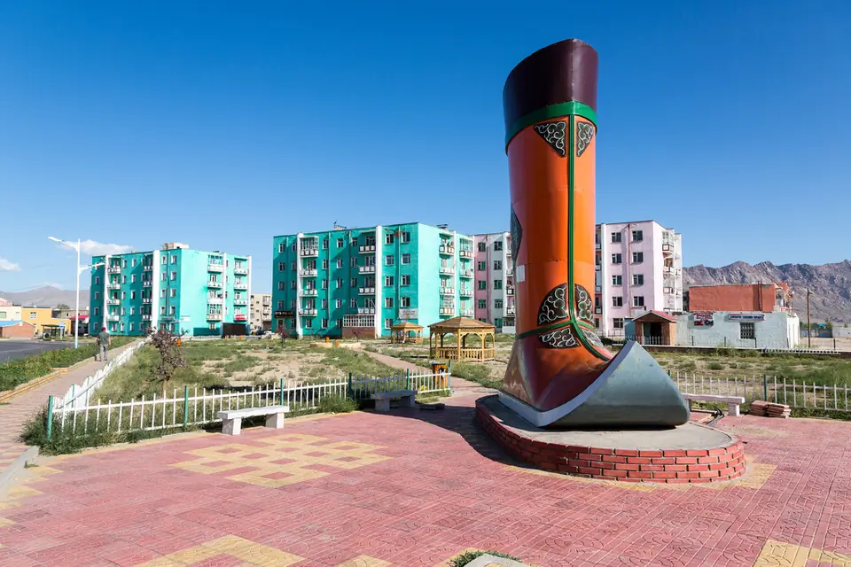 City beautification in Khovd